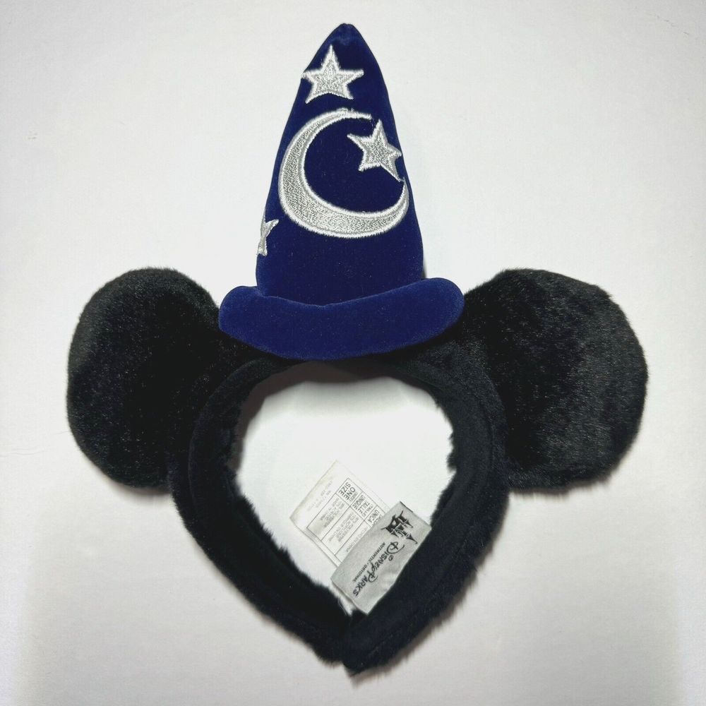 DISNEY PARKS Mickey Mouse Ears Fantasia Sorcerer Apprentice Wizard Hat Headband